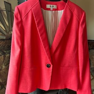 Women's coral  Blazer size large 16